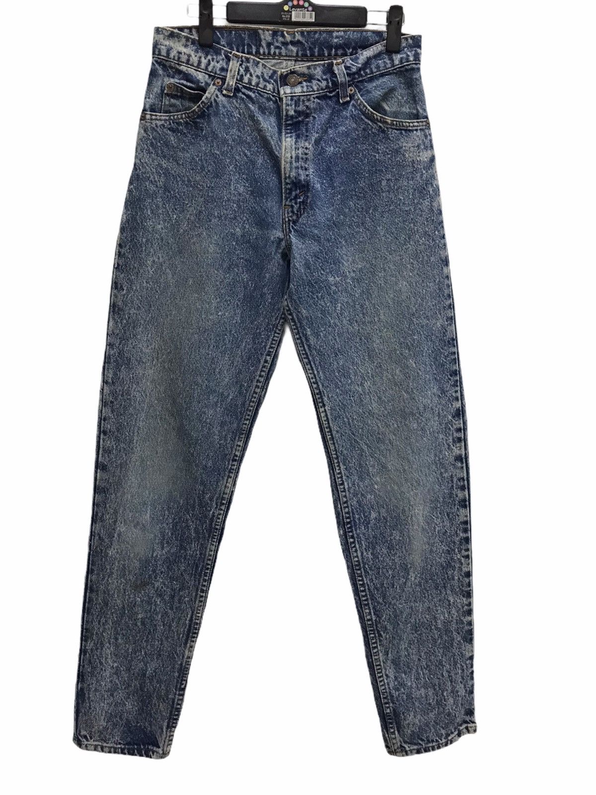 Levi's Vintage Clothing Vintage Levis 550 Acid Wash Orange Tag Jeans Made In Usa Size US 29 - 3 Thumbnail