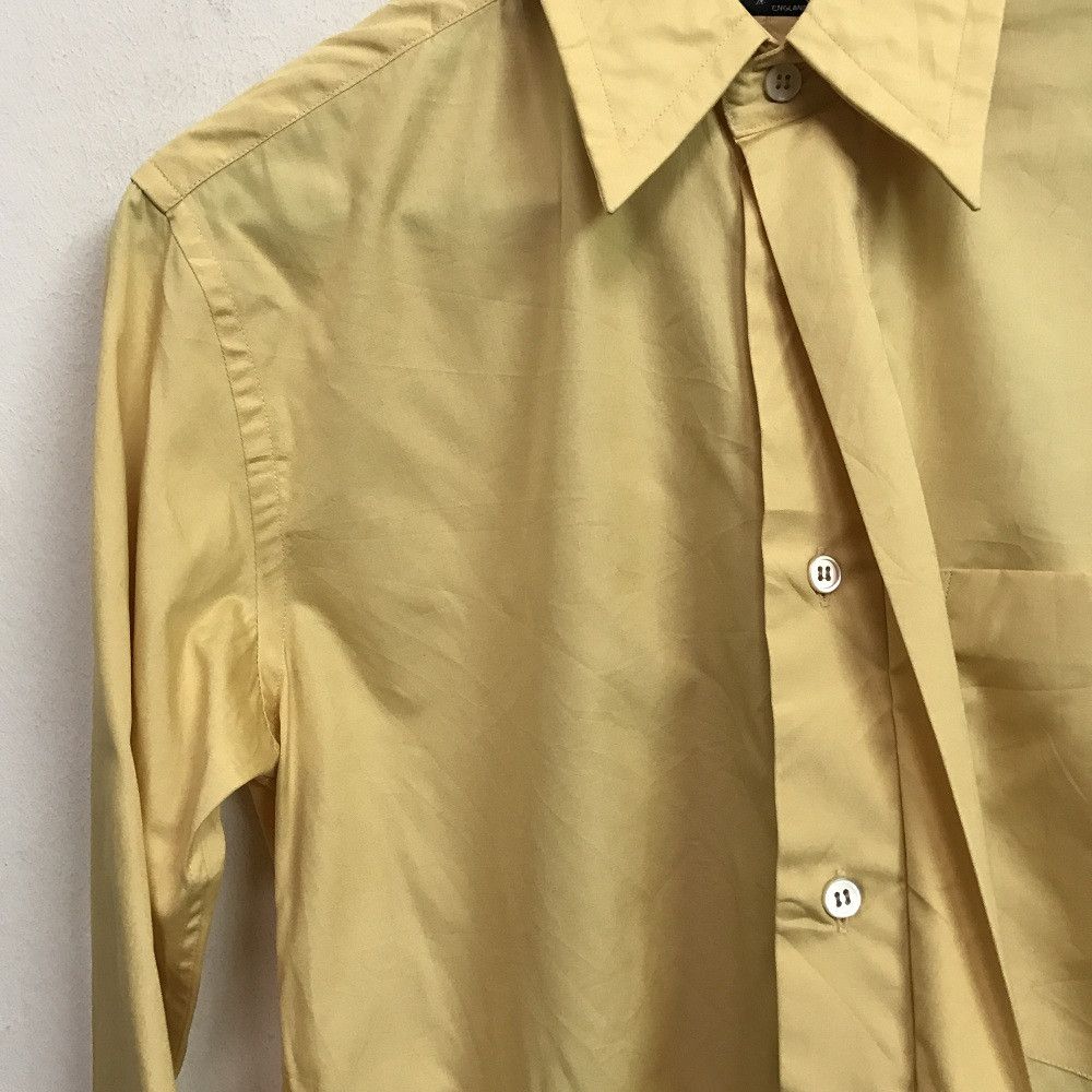 Margaret Howell Margaret Howell Yellow Long Sleeve Hidden Button Shirt Size US S / EU 44-46 / 1 - 3 Thumbnail
