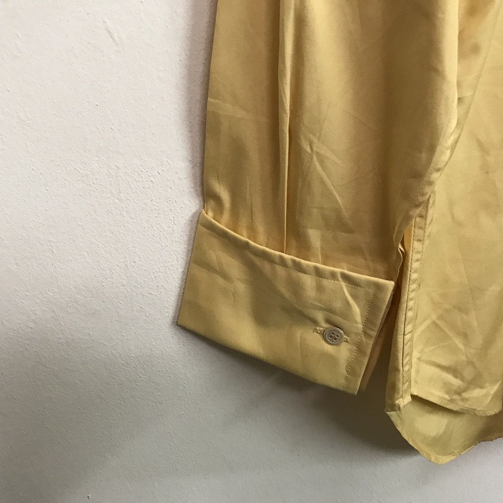 Margaret Howell Margaret Howell Yellow Long Sleeve Hidden Button Shirt Size US S / EU 44-46 / 1 - 5 Thumbnail