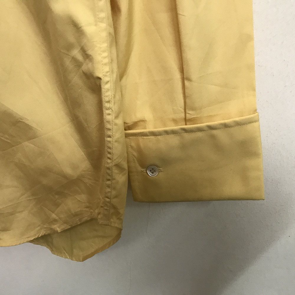 Margaret Howell Margaret Howell Yellow Long Sleeve Hidden Button Shirt Size US S / EU 44-46 / 1 - 4 Thumbnail