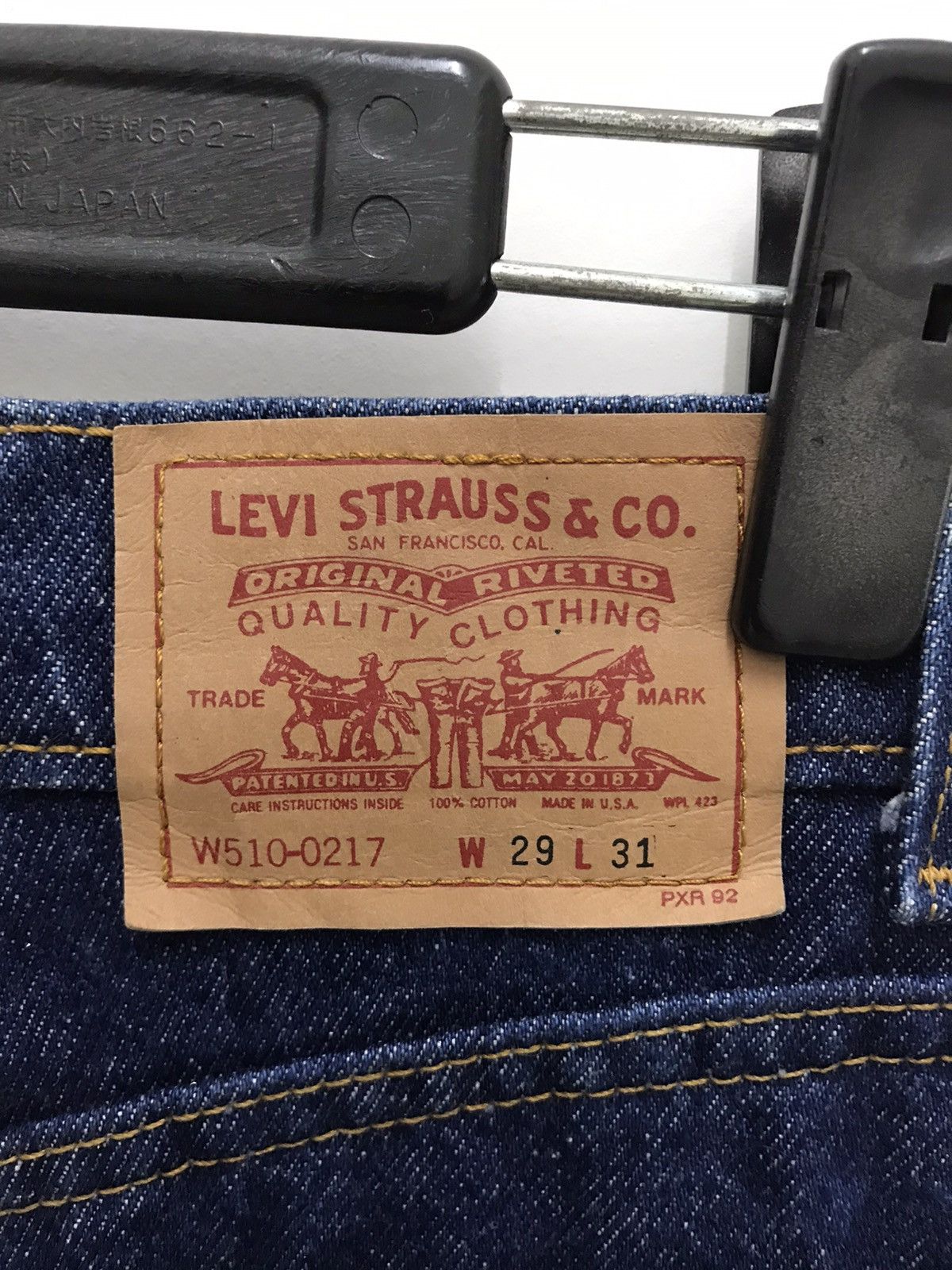 Levi's 90z Levi’s W510-0217 Blue Jeans Made In U.S.A Size 26" / US 2 / IT 38 - 6 Thumbnail