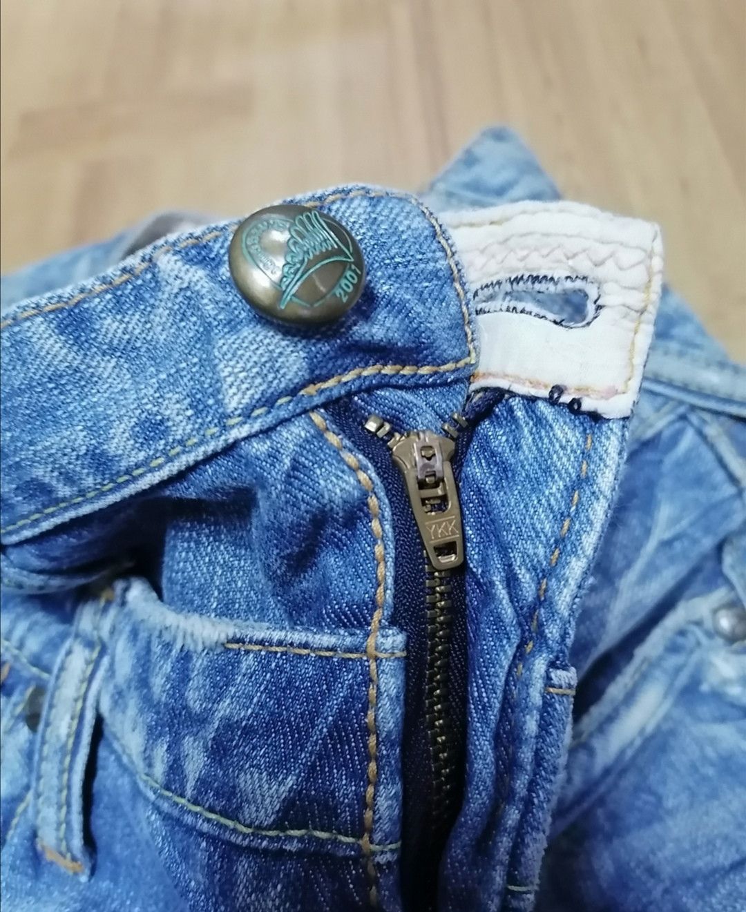 Other Antgauge Bootcut Distressed Denim Jeans Size 30" / US 8 / IT 44 - 4 Thumbnail