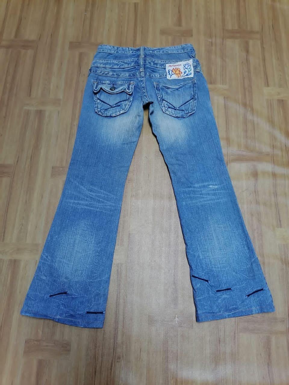 Other Antgauge Bootcut Distressed Denim Jeans Size 30" / US 8 / IT 44 - 1 Thumbnail