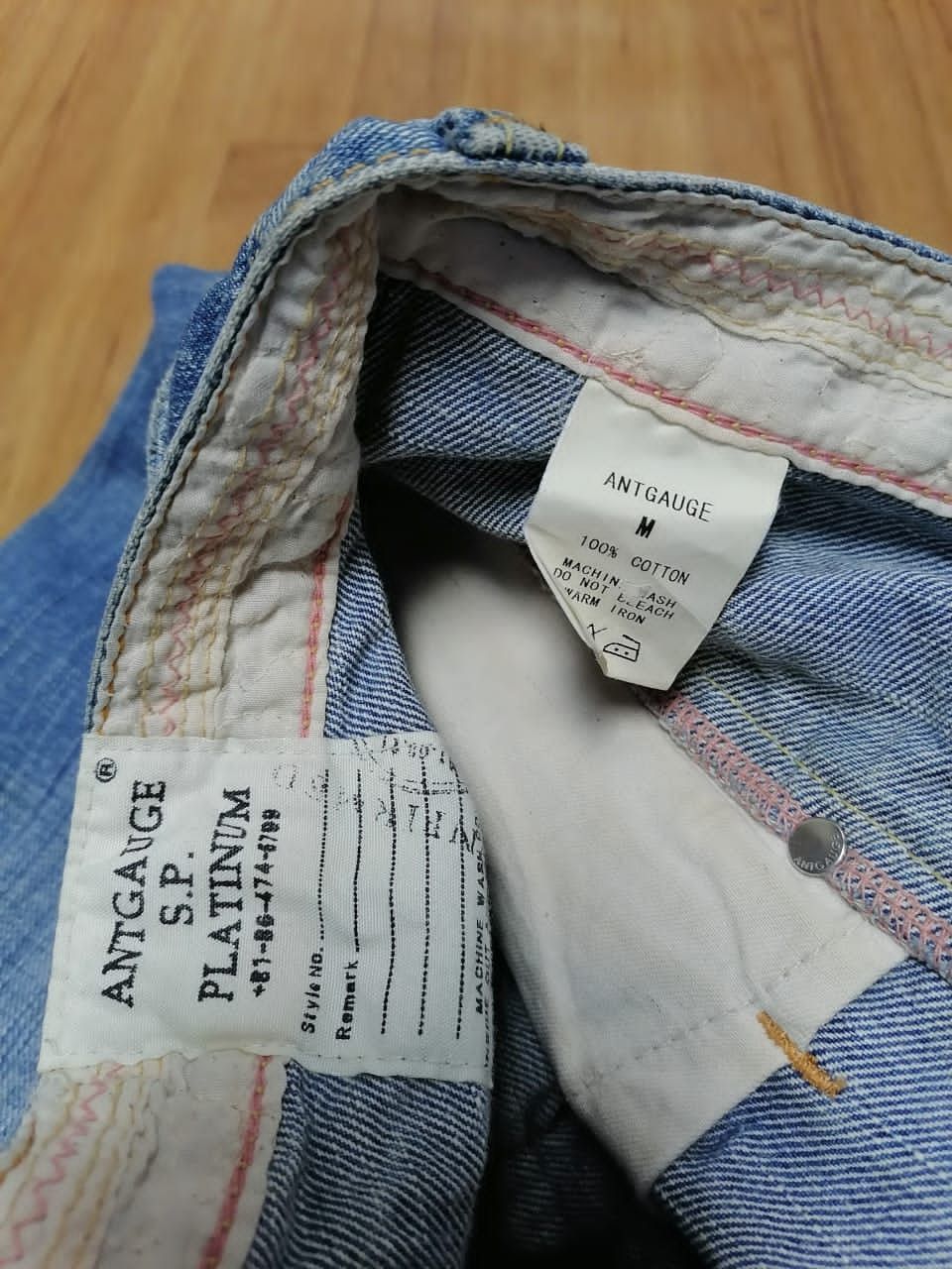 Other Antgauge Bootcut Distressed Denim Jeans Size 30" / US 8 / IT 44 - 3 Thumbnail