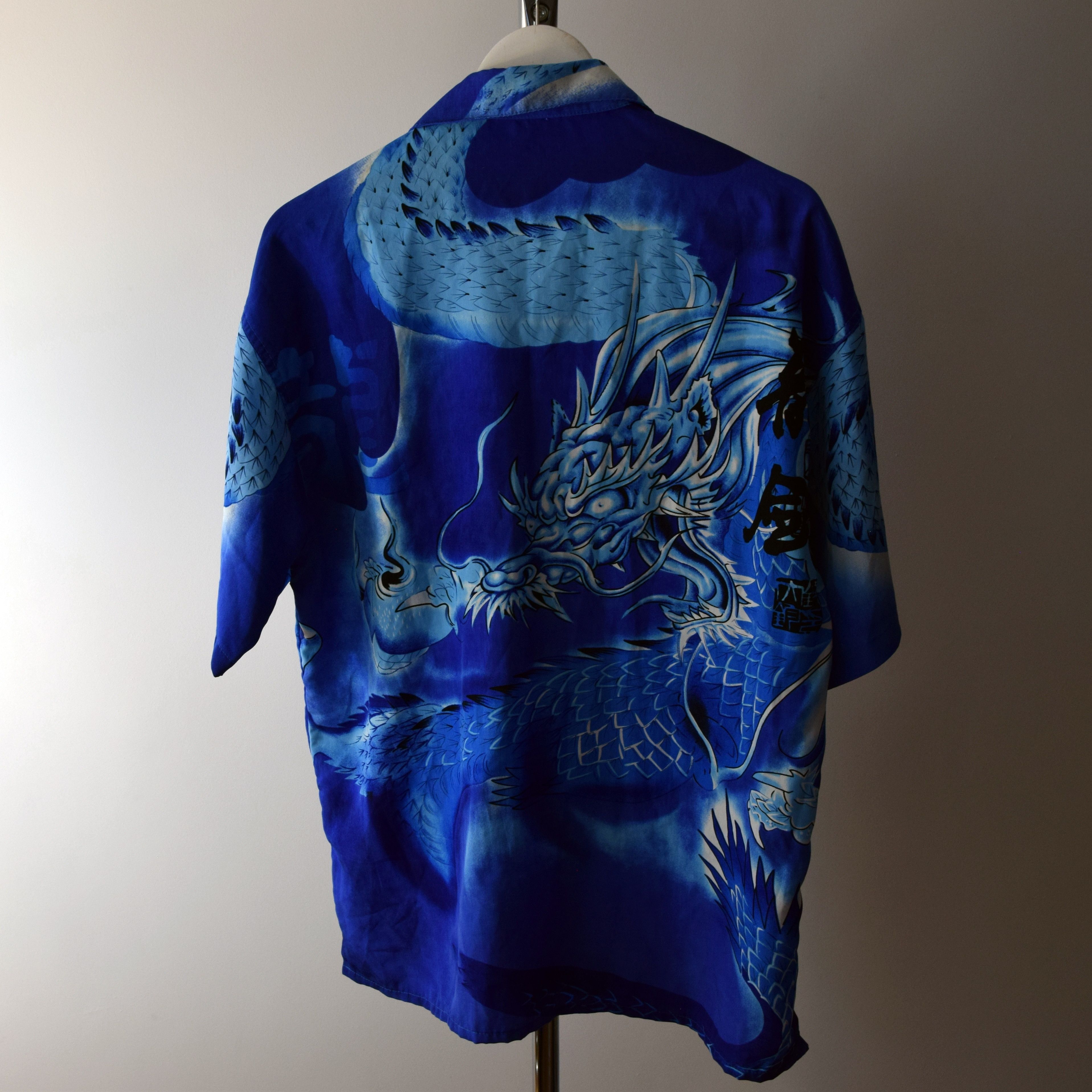 Japanese Brand Japanese Style Dragon Tiger Button Up Short Sleeve Shirt Size US M / EU 48-50 / 2 - 2 Thumbnail