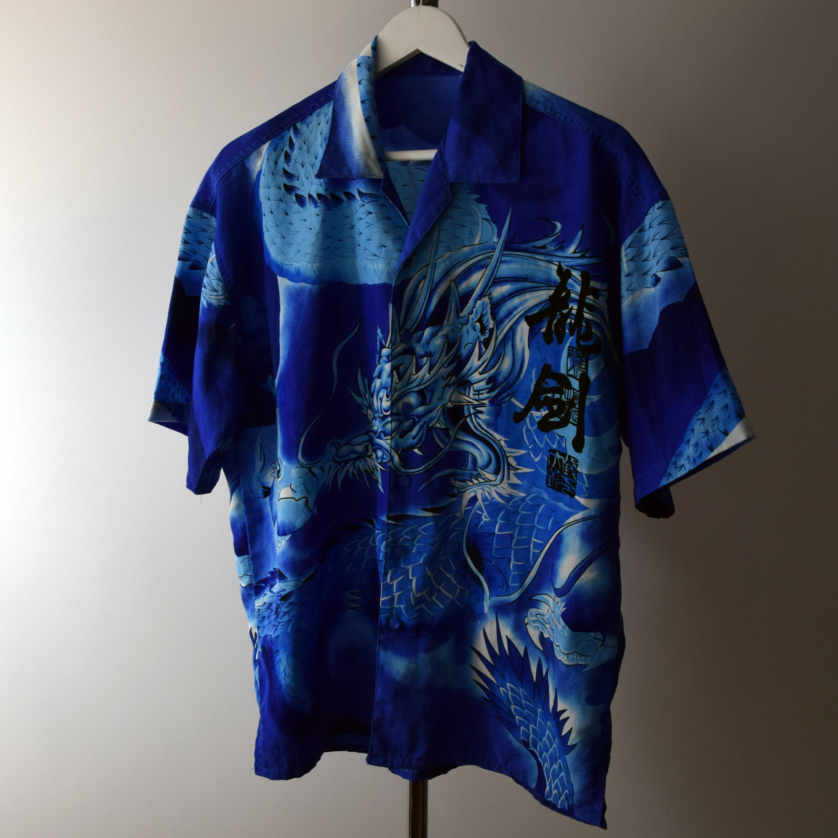 Japanese Brand Japanese Style Dragon Tiger Button Up Short Sleeve Shirt Size US M / EU 48-50 / 2 - 3 Thumbnail