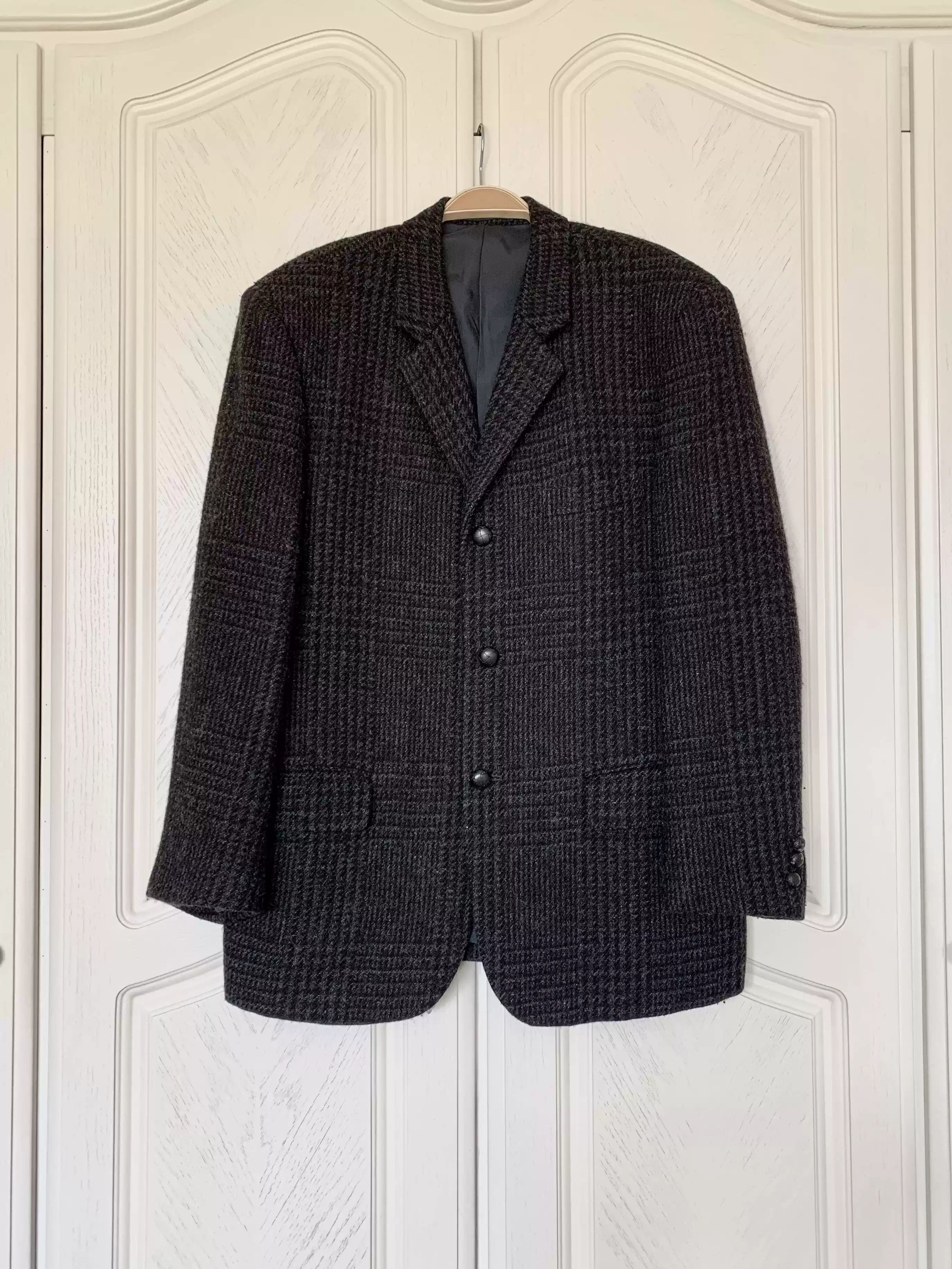 CDG Homme Plus 90S Woolen Plaid Suit JKT