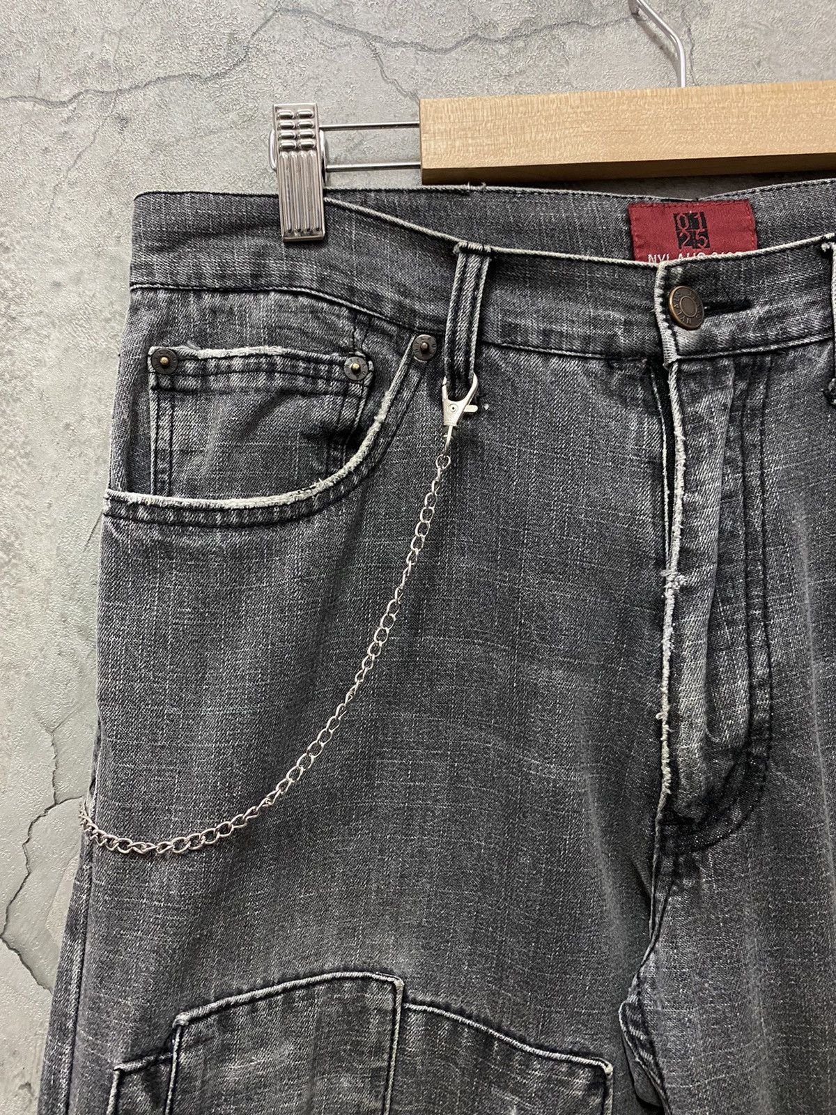 Designer × Japanese Brand Vintage Nylaus 0125 Japan Reconstructed Patchwork Denim Size US 32 / EU 48 - 10 Thumbnail