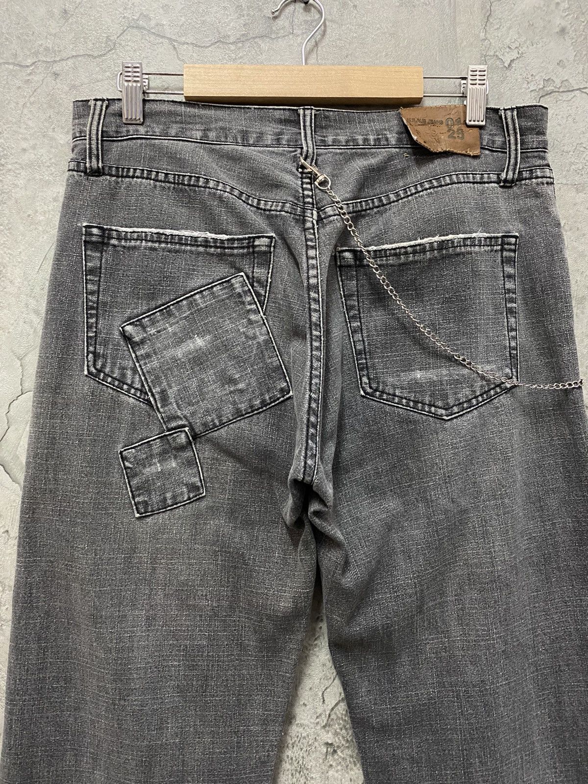 Designer × Japanese Brand Vintage Nylaus 0125 Japan Reconstructed Patchwork Denim Size US 32 / EU 48 - 12 Thumbnail
