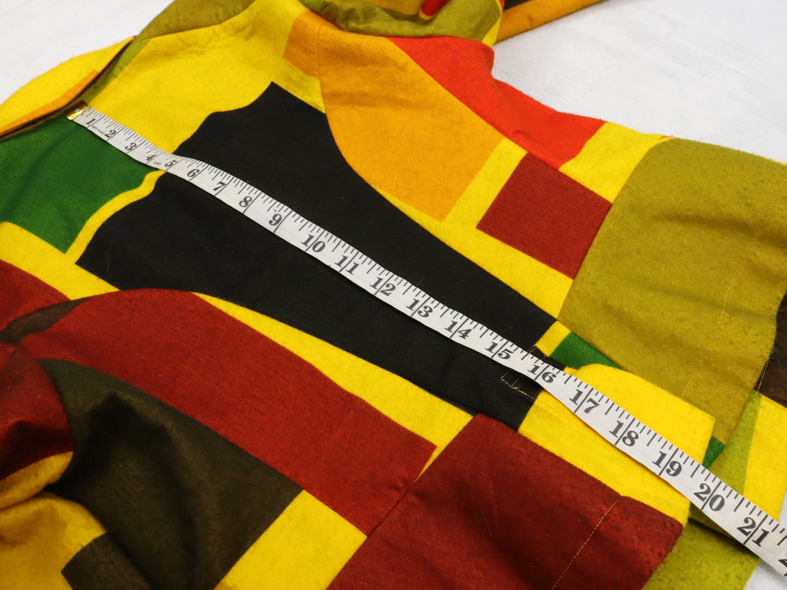 Comme des Garcons AD1995 CDG Kaleidoscope Collection Colour Block Jacket Size M / US 6-8 / IT 42-44 - 24 Thumbnail