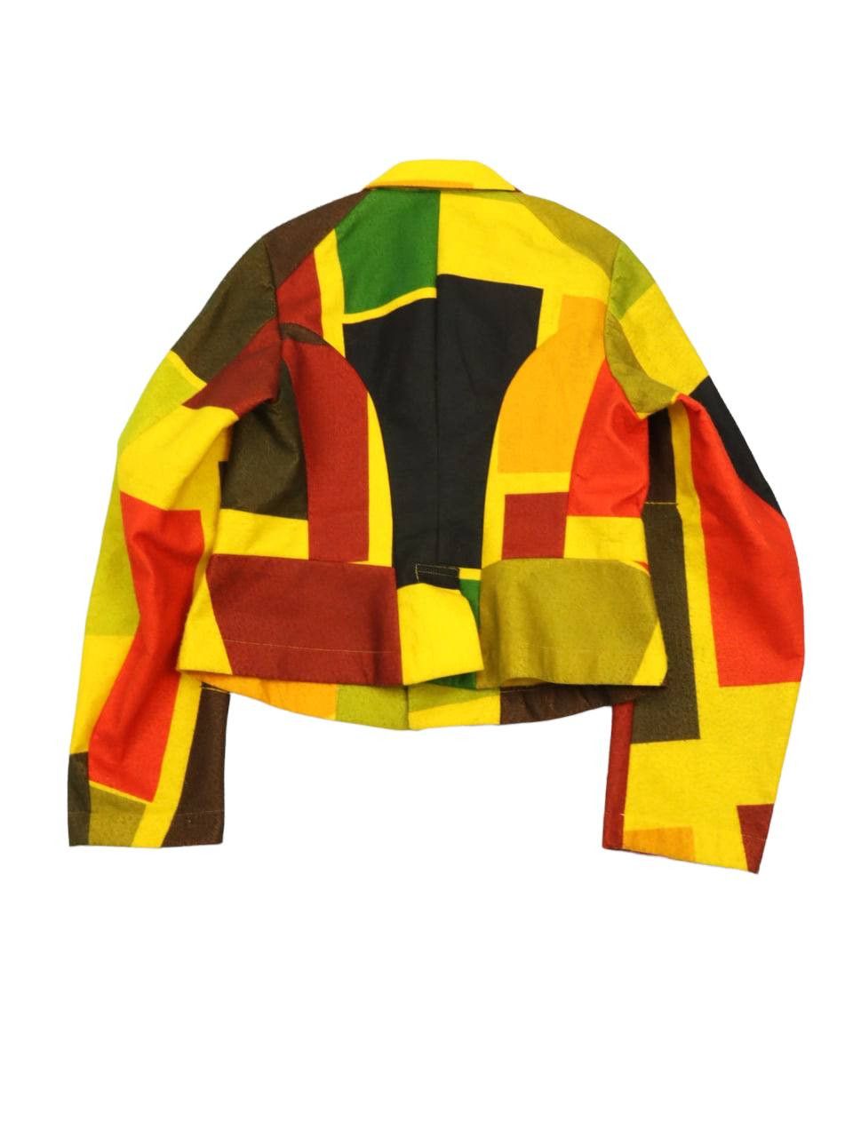 Comme des Garcons AD1995 CDG Kaleidoscope Collection Colour Block Jacket Size M / US 6-8 / IT 42-44 - 6 Thumbnail