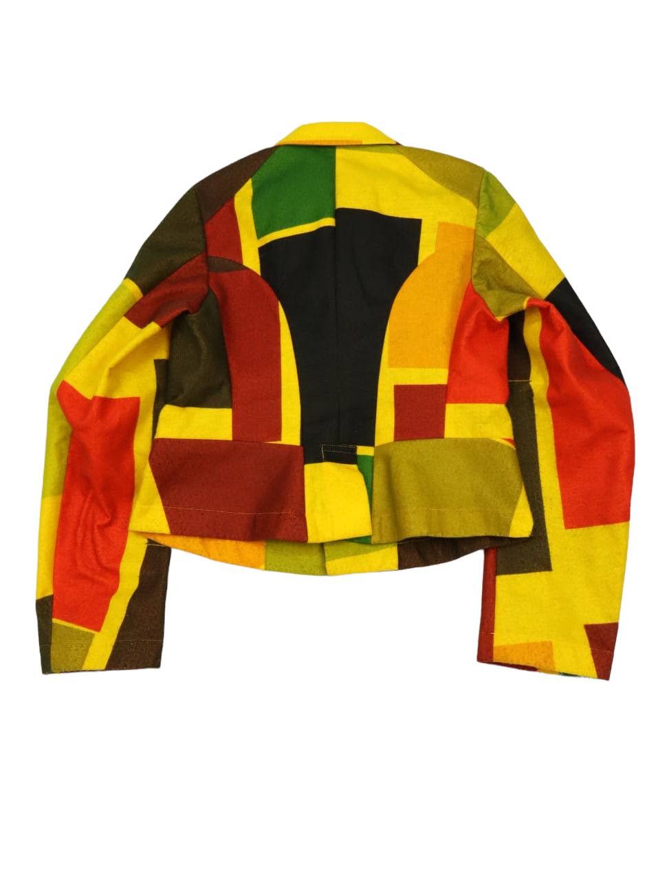 Comme des Garcons AD1995 CDG Kaleidoscope Collection Colour Block Jacket Size M / US 6-8 / IT 42-44 - 2 Thumbnail