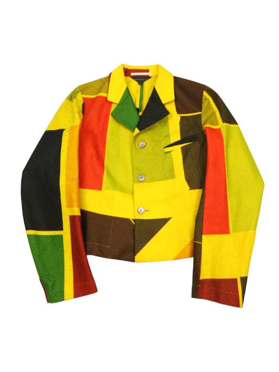 Comme des Garcons AD1995 CDG Kaleidoscope Collection Colour Block Jacket Size M / US 6-8 / IT 42-44 - 1 Thumbnail
