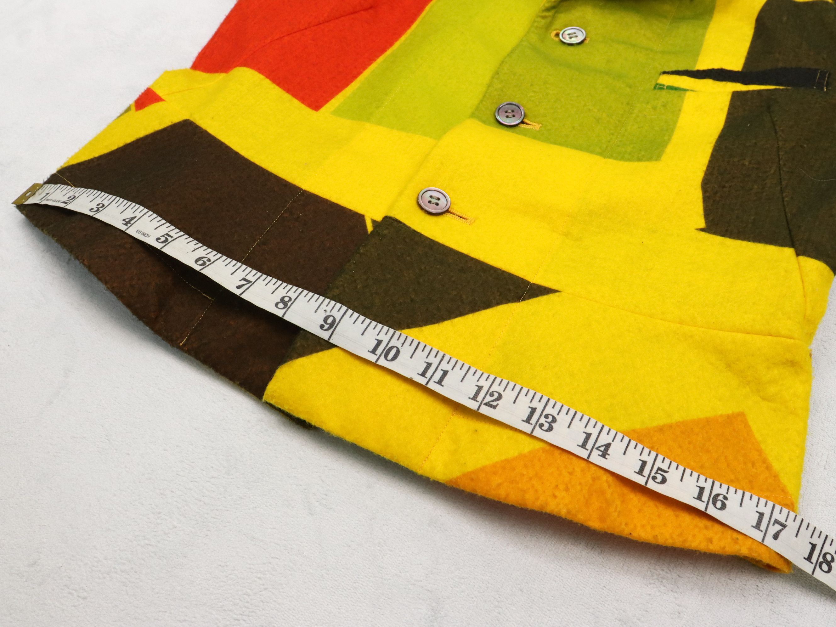 Comme des Garcons AD1995 CDG Kaleidoscope Collection Colour Block Jacket Size M / US 6-8 / IT 42-44 - 21 Thumbnail