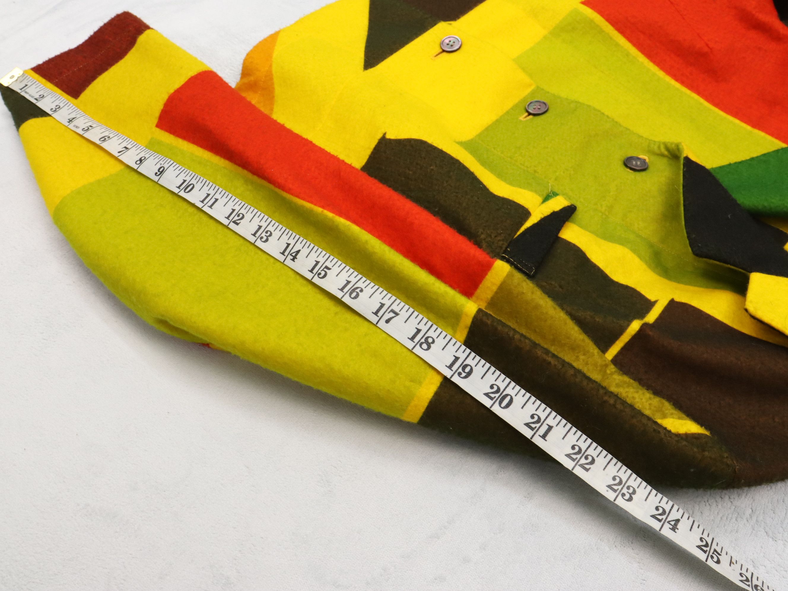 Comme des Garcons AD1995 CDG Kaleidoscope Collection Colour Block Jacket Size M / US 6-8 / IT 42-44 - 22 Thumbnail