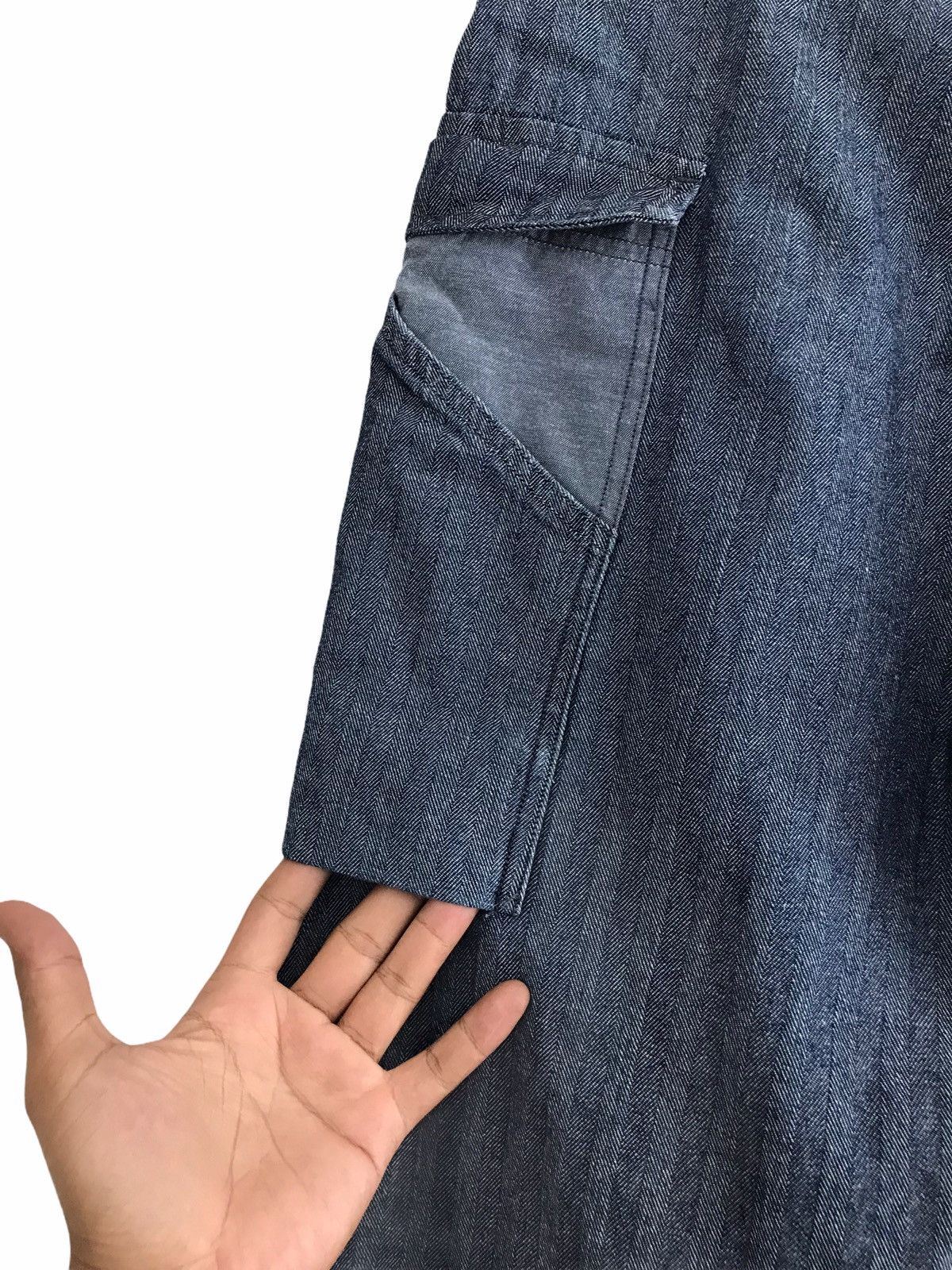 Japanese Brand Seafarer USN Big Pockets HBT Jeans Size US 35 - 6 Thumbnail
