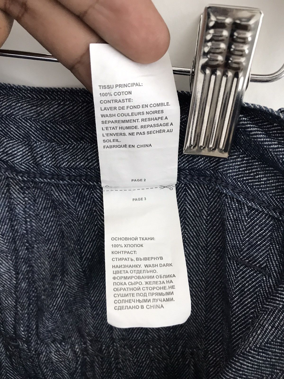 Japanese Brand Seafarer USN Big Pockets HBT Jeans Size US 35 - 14 Thumbnail