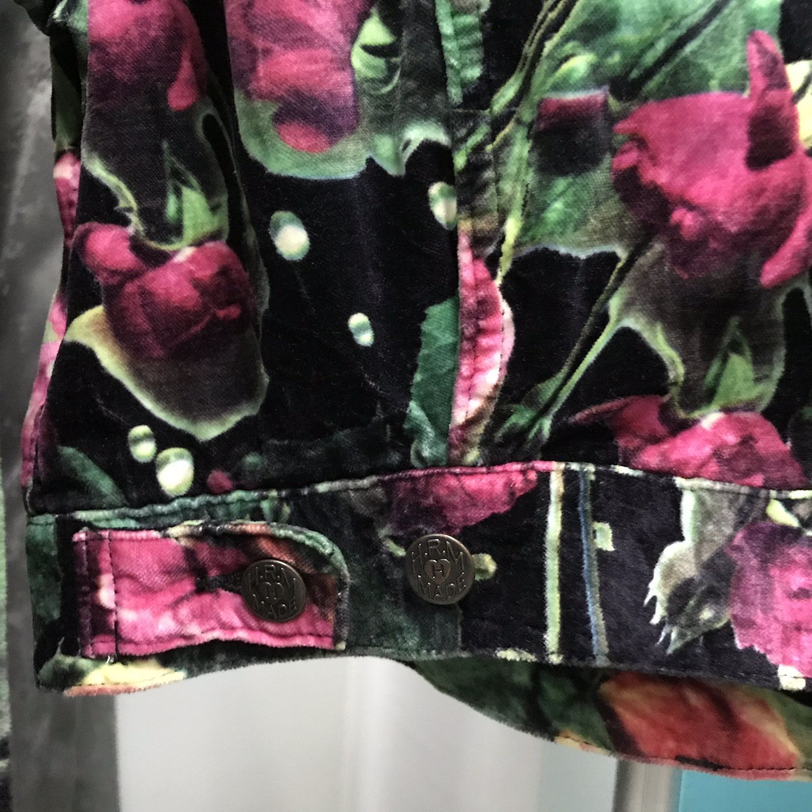 Blue Blue Japan HR Market x Blue Blue Roses Cropped Velvet Jacket Size M / US 6-8 / IT 42-44 - 5 Thumbnail
