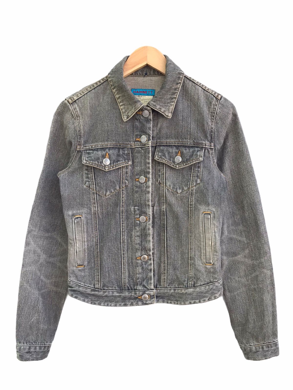 Katharine Hamnett London Hamnett Blouson Distressed Denim Jacket Made ...