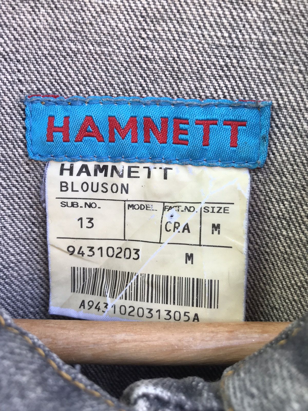 Katharine Hamnett London Hamnett Blouson Distressed Denim Jacket Made In Japan Size US S / EU 44-46 / 1 - 6 Thumbnail
