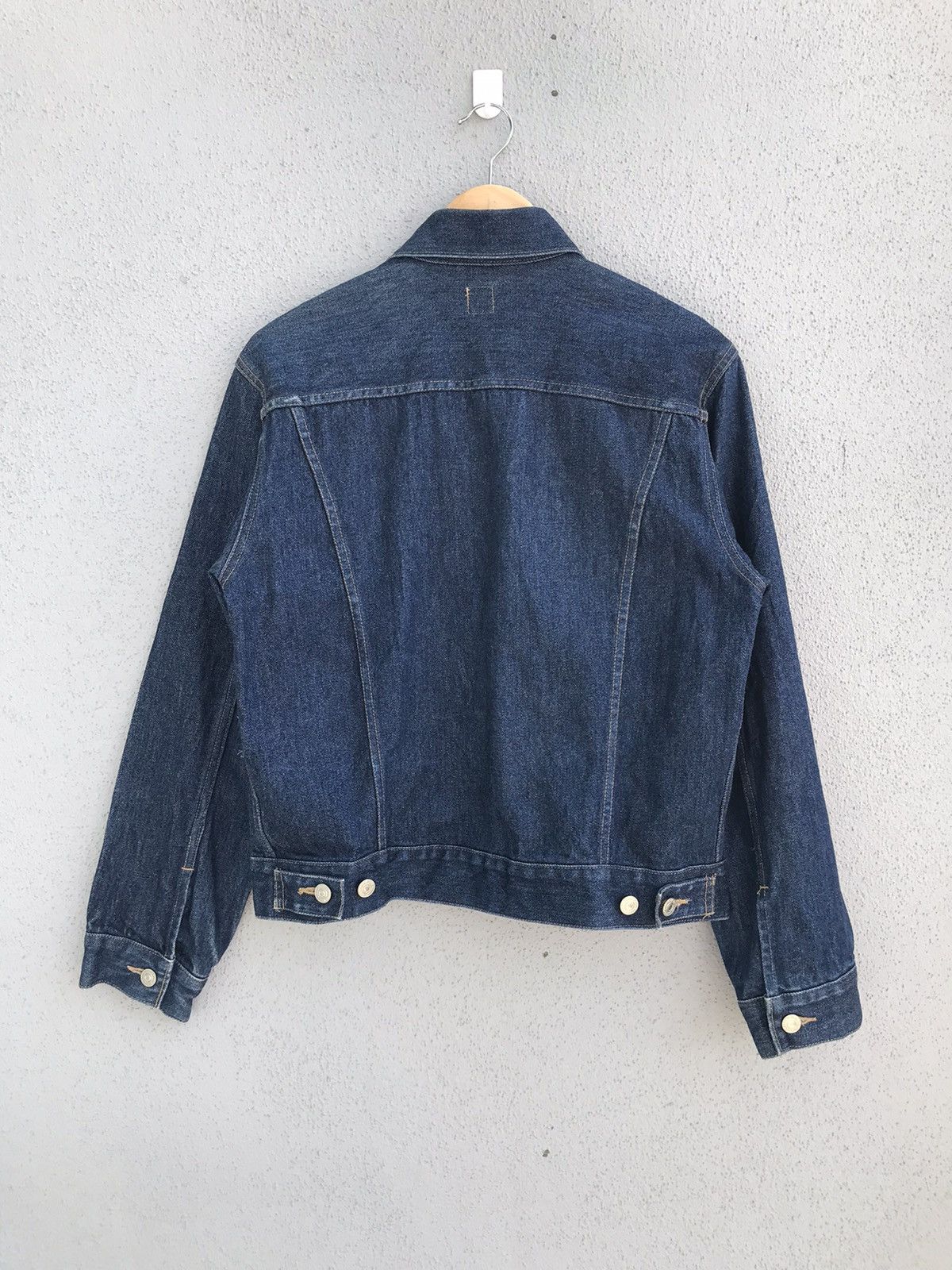 Japanese Brand DOMINGO Japan Blue Denim Trucker Jacket Size US M / EU 48-50 / 2 - 7 Thumbnail