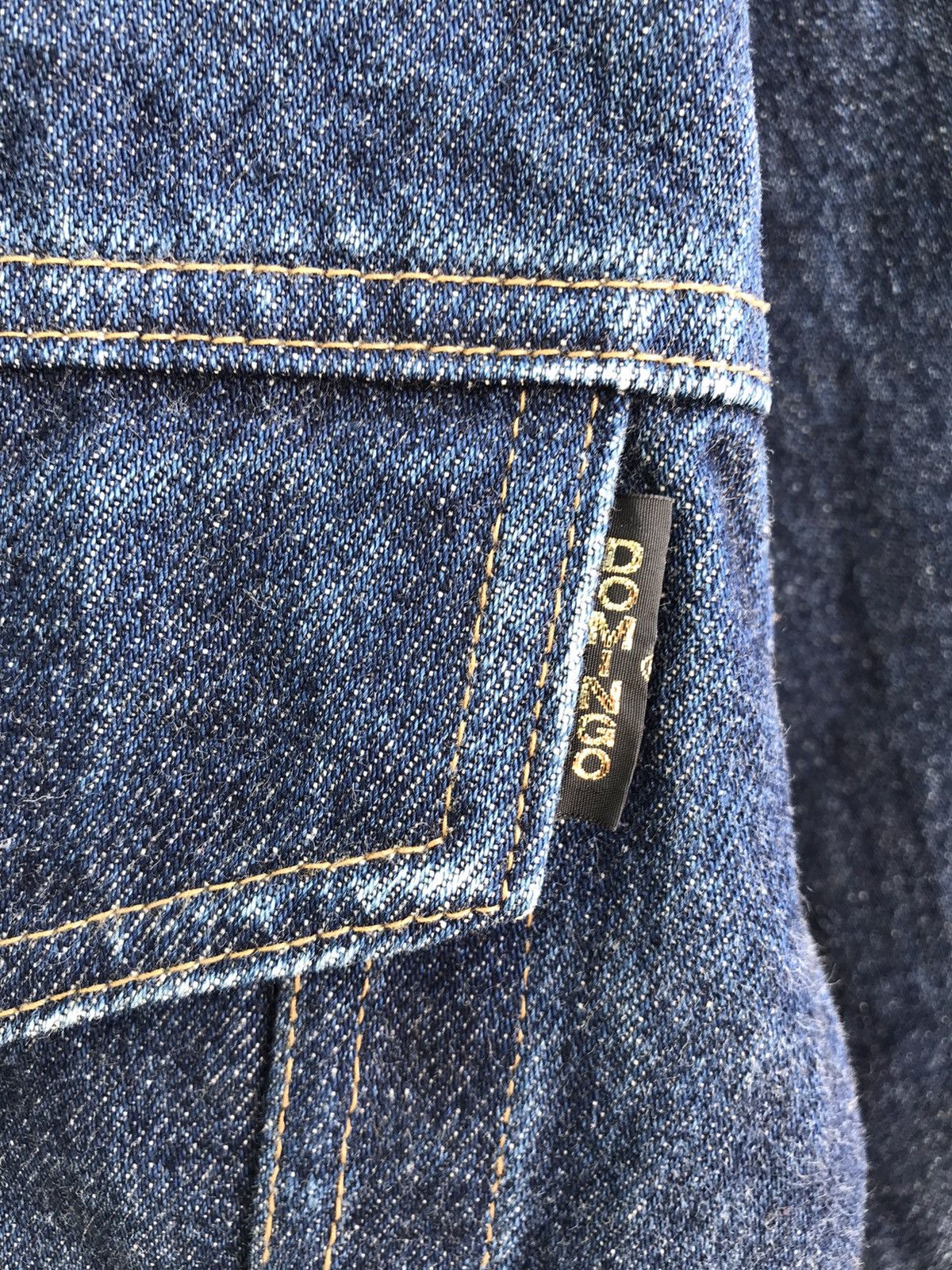 Japanese Brand DOMINGO Japan Blue Denim Trucker Jacket Size US M / EU 48-50 / 2 - 3 Thumbnail