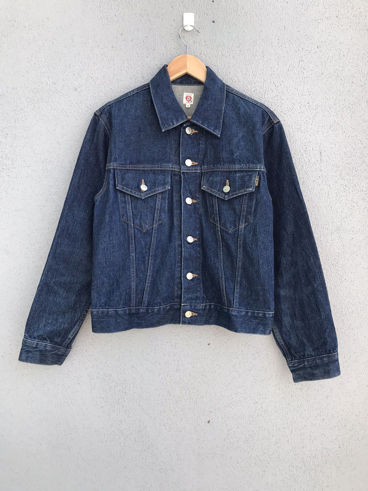 Japanese Brand DOMINGO Japan Blue Denim Trucker Jacket Size US M / EU 48-50 / 2 - 1 Thumbnail
