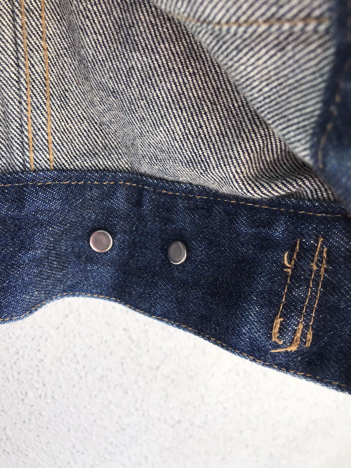 Japanese Brand DOMINGO Japan Blue Denim Trucker Jacket Size US M / EU 48-50 / 2 - 6 Thumbnail
