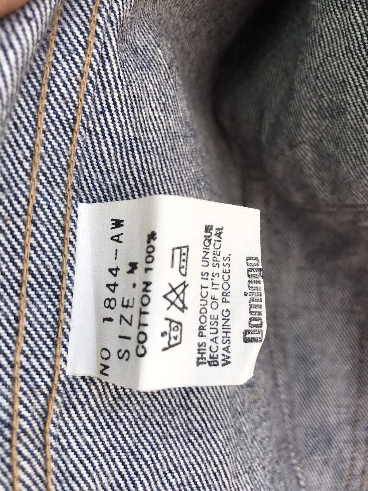 Japanese Brand DOMINGO Japan Blue Denim Trucker Jacket Size US M / EU 48-50 / 2 - 8 Thumbnail