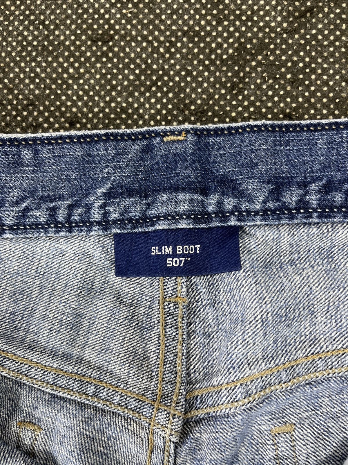 Levi's Vintage Levis 507 Slim Flare Jeans - J708 Size US 34 / EU 50 - 7 Thumbnail