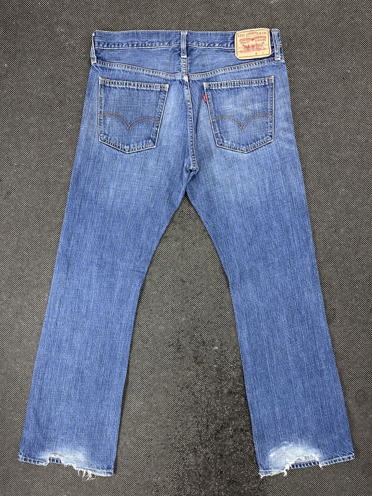 Levi's Vintage Levis 507 Slim Flare Jeans - J708 Size US 34 / EU 50 - 2 Thumbnail