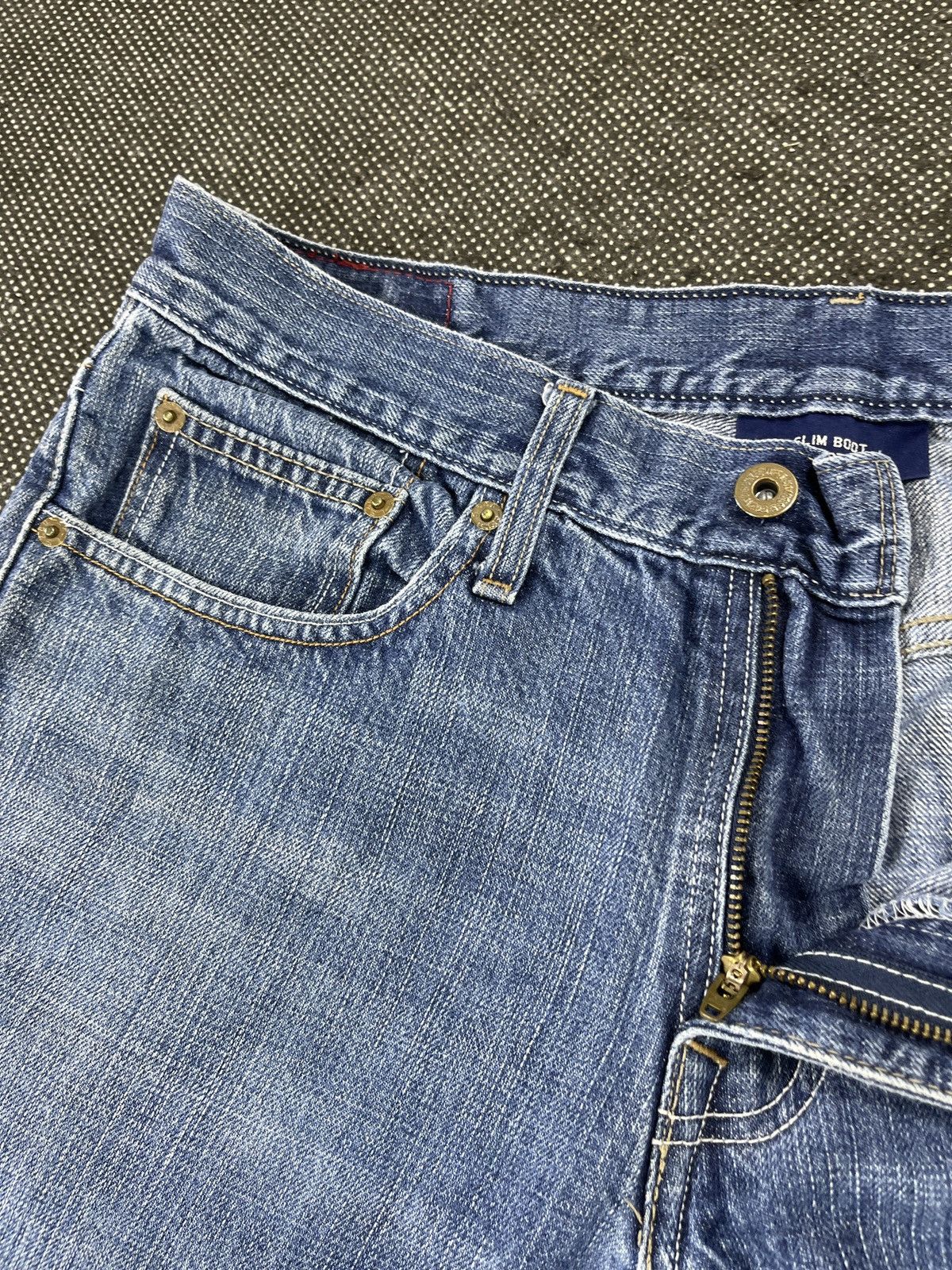 Levi's Vintage Levis 507 Slim Flare Jeans - J708 Size US 34 / EU 50 - 6 Thumbnail