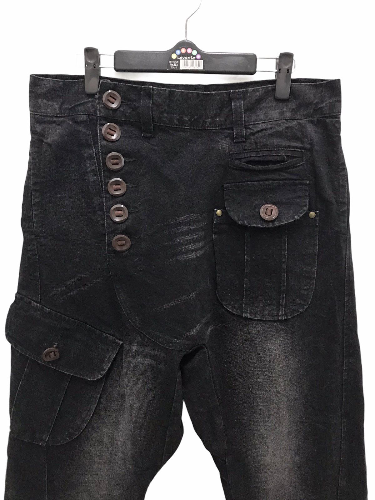 Japanese Brand Japanese Designer Contr@ct Tilted Design Denim Jeans Size US 34 / EU 50 - 1 Thumbnail