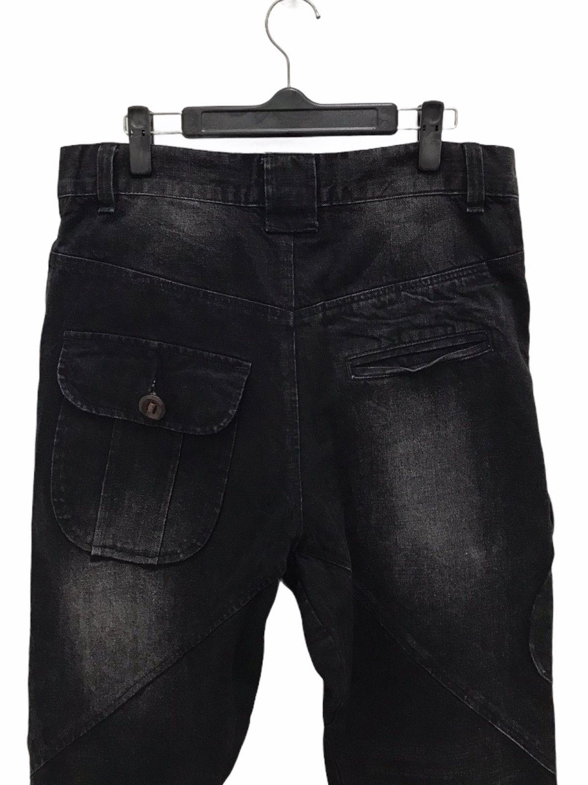 Japanese Brand Japanese Designer Contr@ct Tilted Design Denim Jeans Size US 34 / EU 50 - 4 Thumbnail