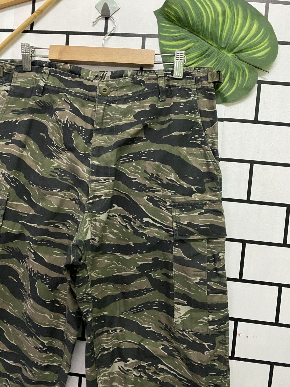 Vintage Vtg Army Cab Clothing Camo Military Tactical Cargo Pants Size US 33 - 5 Thumbnail
