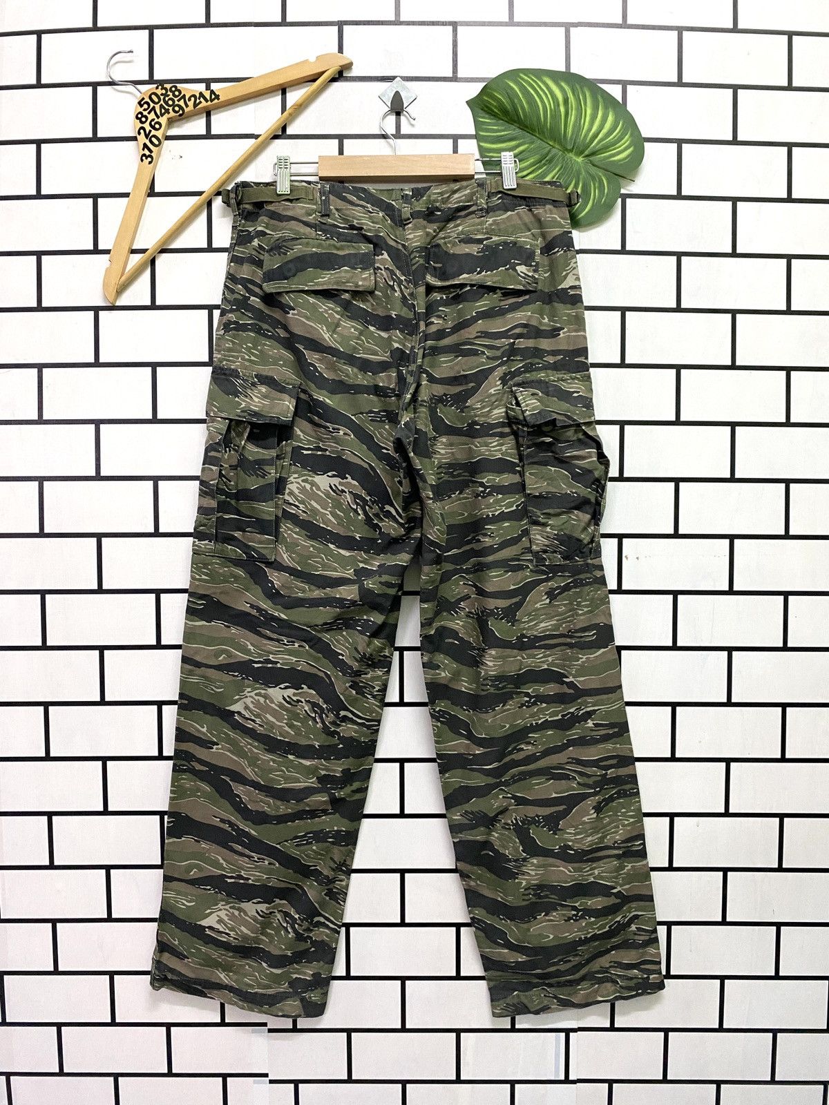 Vintage Vtg Army Cab Clothing Camo Military Tactical Cargo Pants Size US 33 - 2 Thumbnail