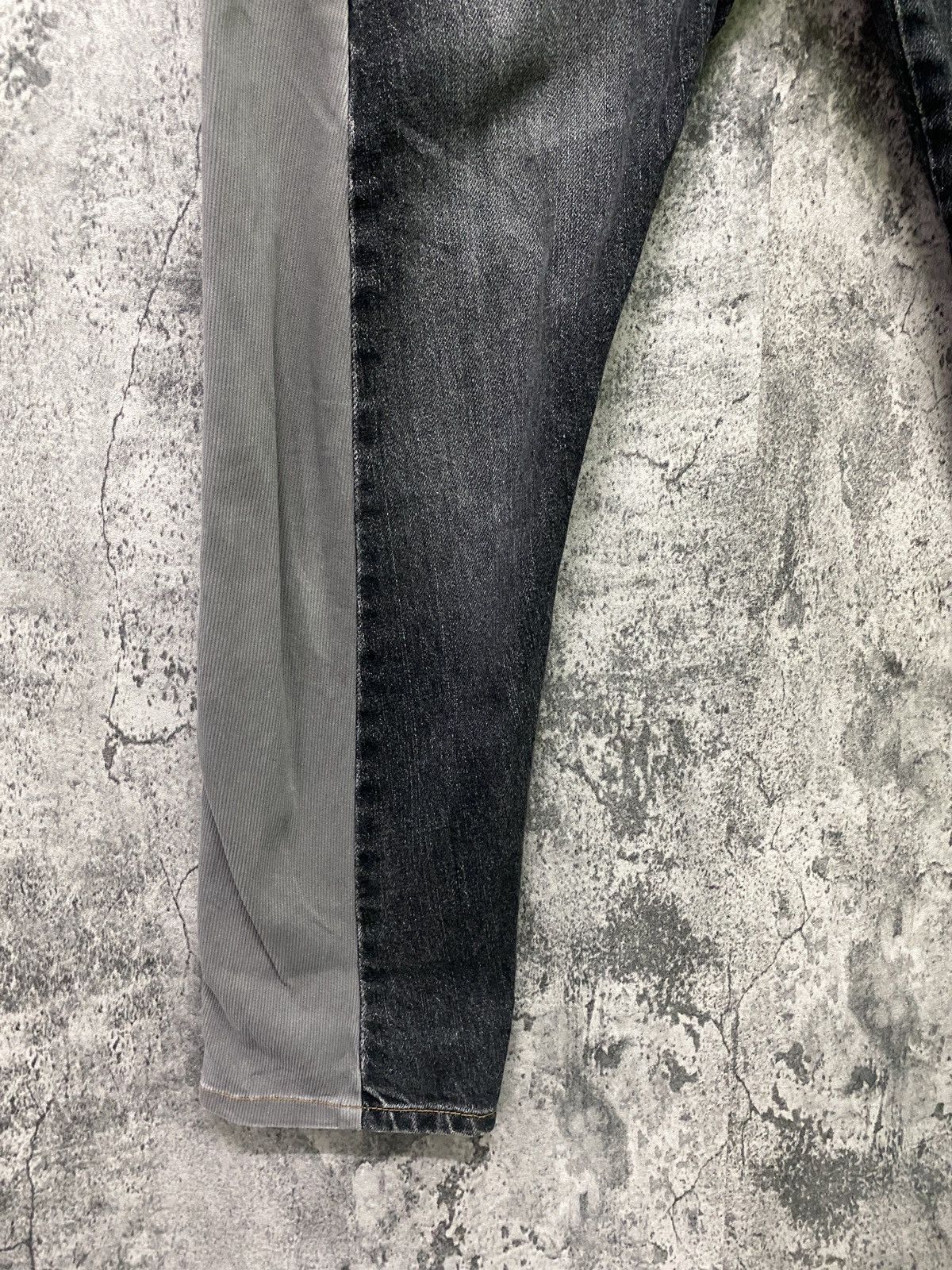 Designer × Japanese Brand BETHPLACE Reconstructed Jean and Corduroy Buckle Denim Size US 31 - 5 Thumbnail