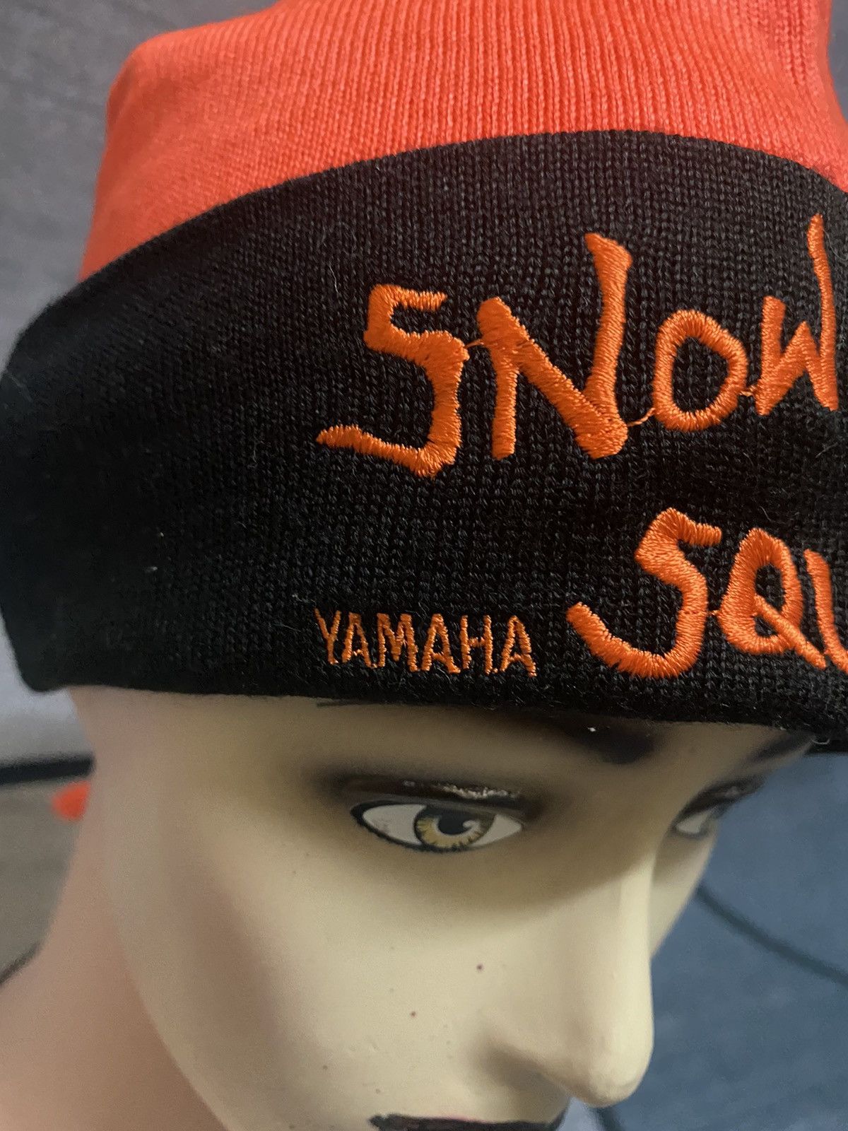 Japanese Brand × Yamaha Yamaha Snow Square Embroidered Beanie Hat Size ONE SIZE - 4 Thumbnail