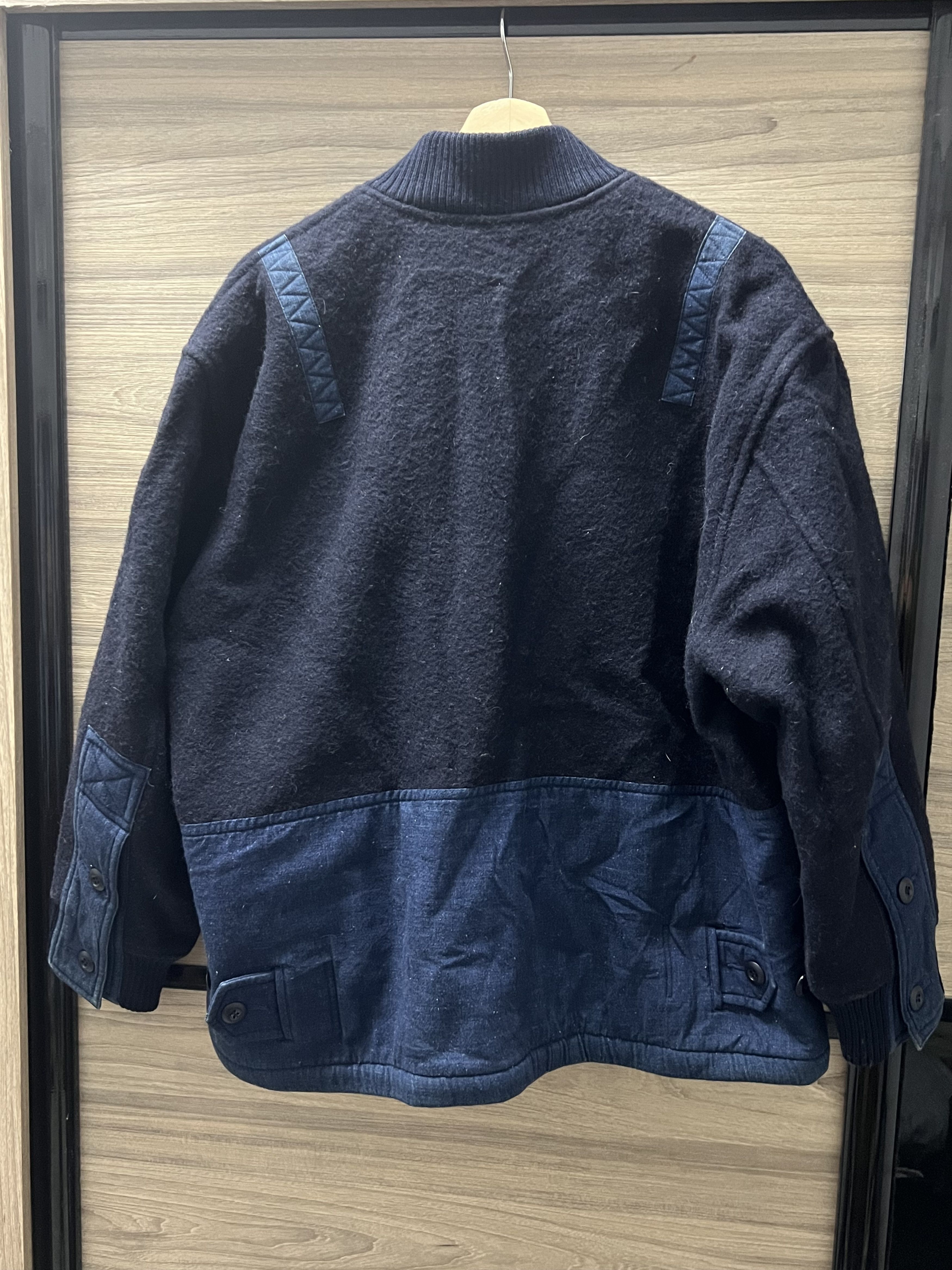 Issey Miyake Issey miyake men jacket wool denim zipper rare Size US S / EU 44-46 / 1 - 2 Thumbnail