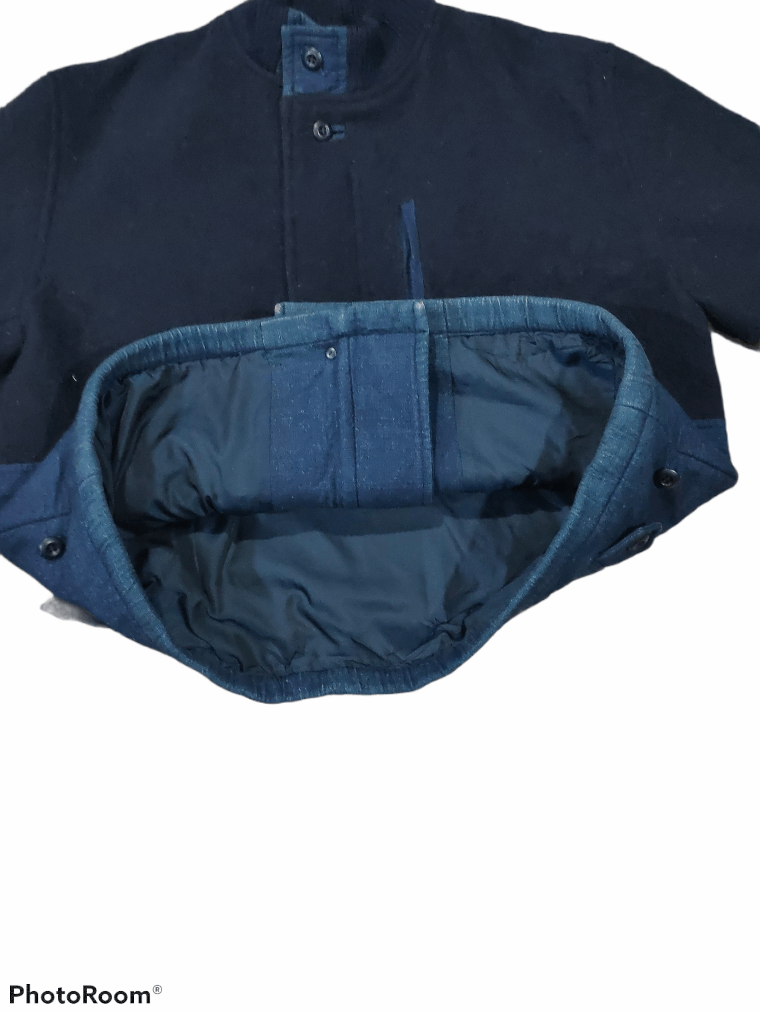 Issey Miyake Issey miyake men jacket wool denim zipper rare Size US S / EU 44-46 / 1 - 8 Thumbnail