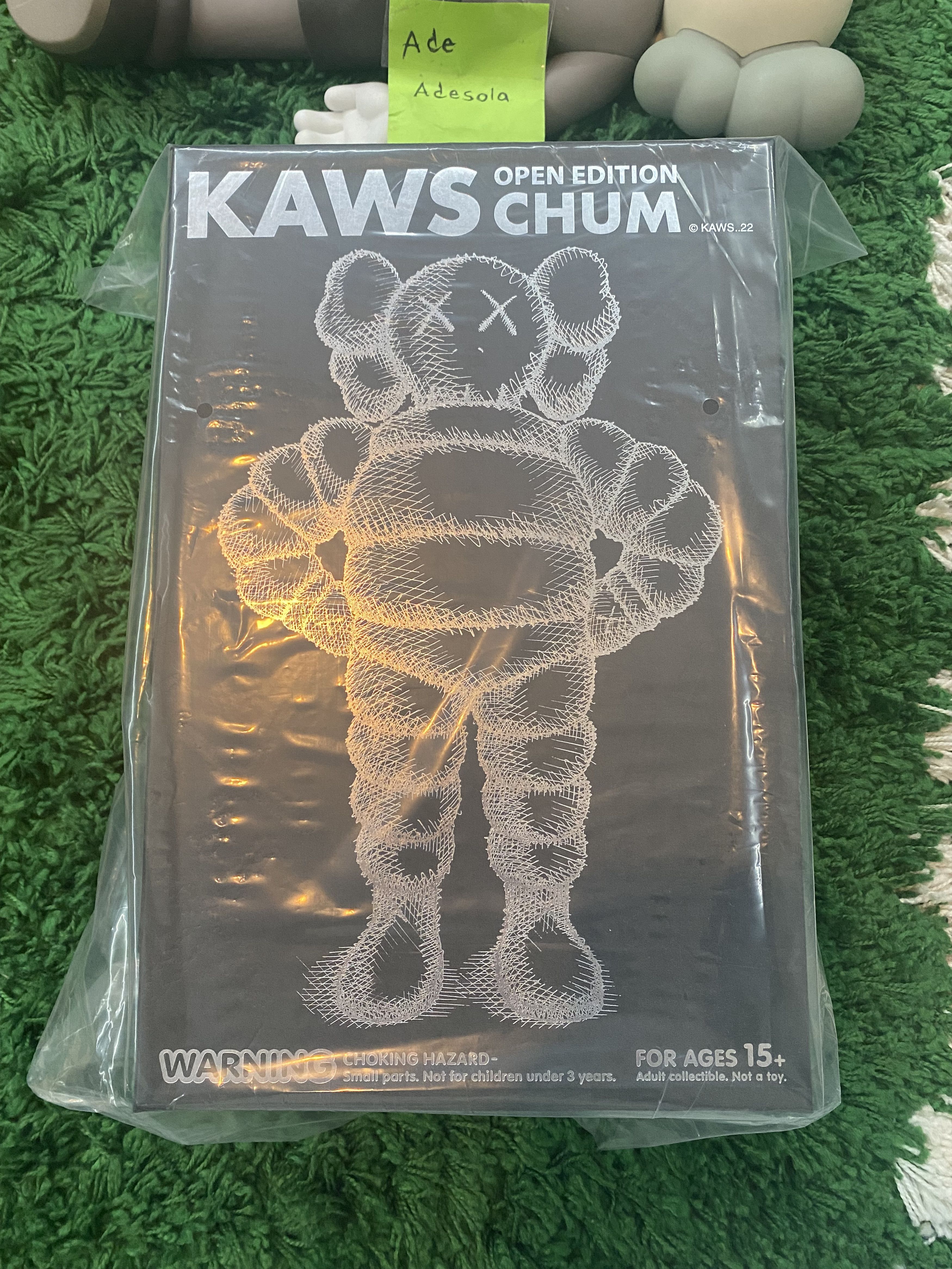 Kaws Chum - Black Size ONE SIZE - 2 Thumbnail