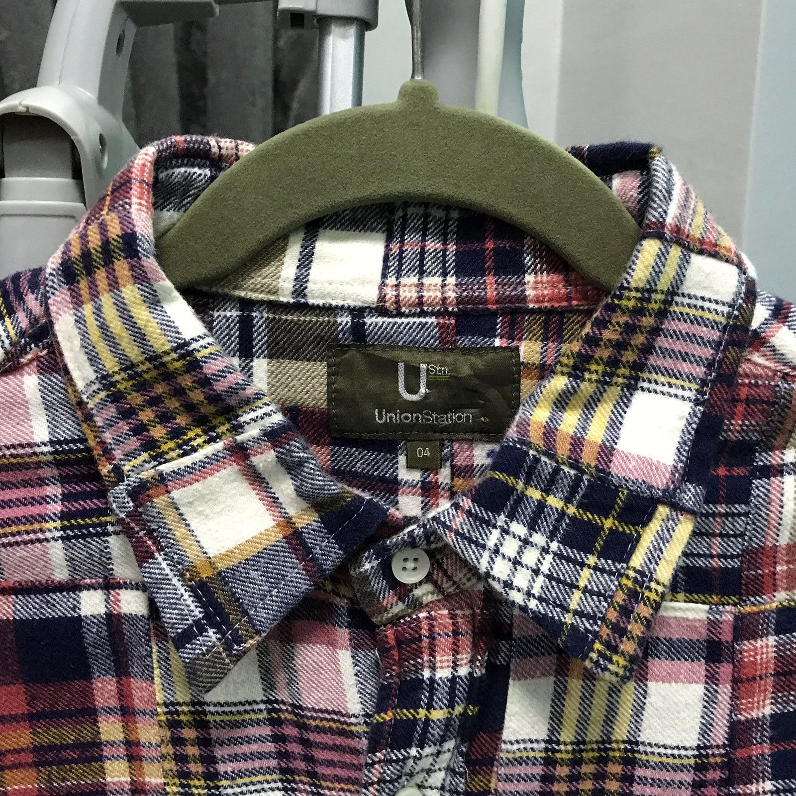 Japanese Brand Japanese Brand Union Station UStn Patchwork Flannel Shirt Size US M / EU 48-50 / 2 - 3 Thumbnail