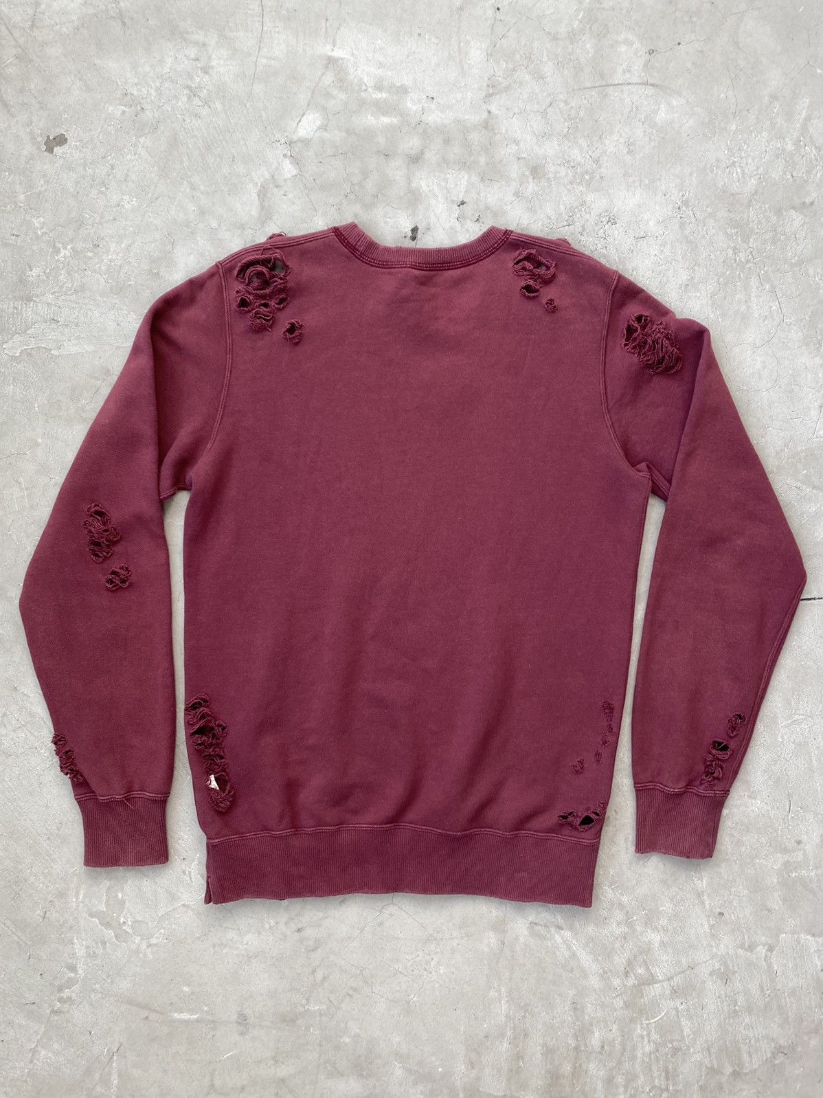 Maison MIHARA YASUHIRO Miharayasuhiro Distressed Damaged Crewneck Size US M / EU 48-50 / 2 - 2 Thumbnail