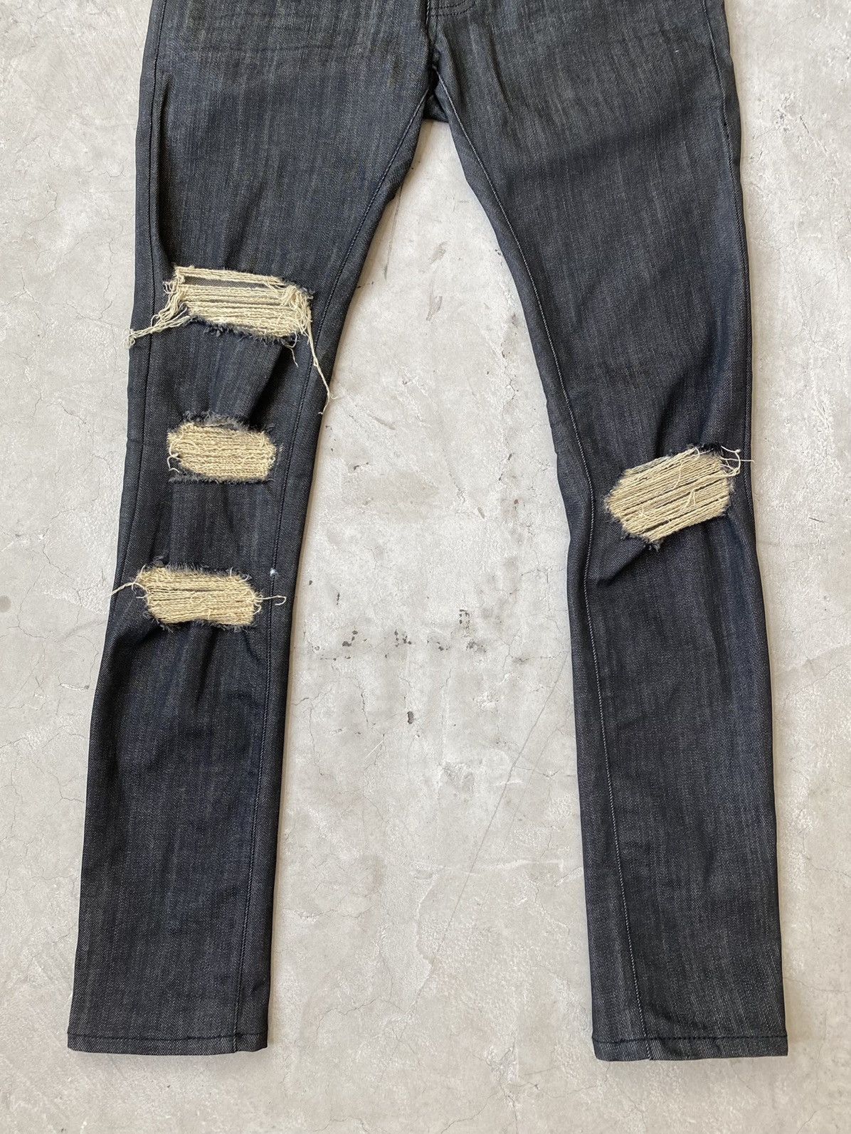 Rhude Rhude Distressed Rhamone Denims Size US 28 / EU 44 - 3 Thumbnail