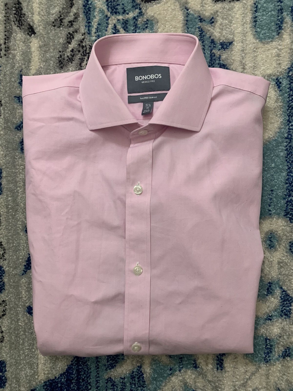 Bonobos Wrinkle Free Tailored Slim Fit Dress Shirt Size 15.5, 35 Grailed