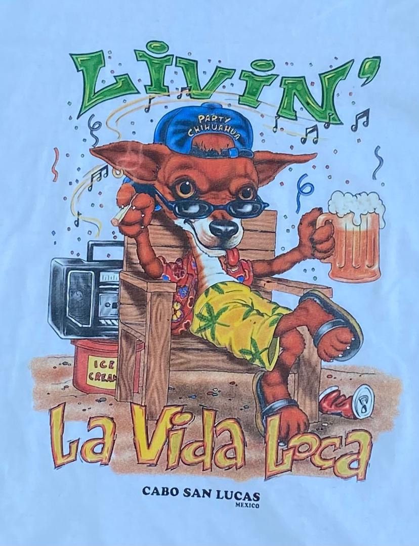 Band Tees × Vintage vintage tee B4 Ricky Martin Livin la Vida Loca Size US M / EU 48-50 / 2 - 2 Thumbnail