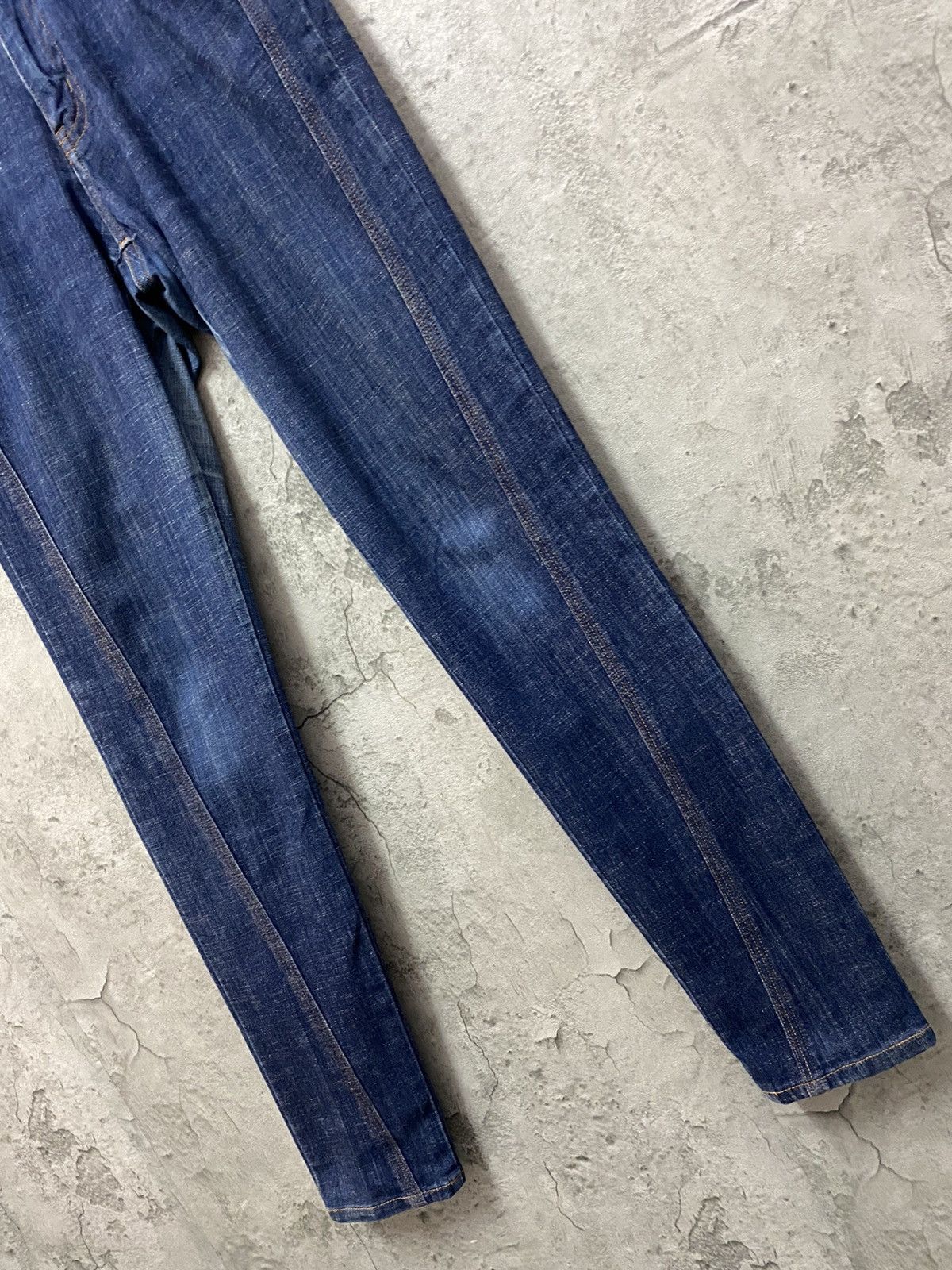 Designer × Japanese Brand Vintage Qumma japan Reconstructed Skinny Baggy Denim Size US 32 / EU 48 - 7 Thumbnail