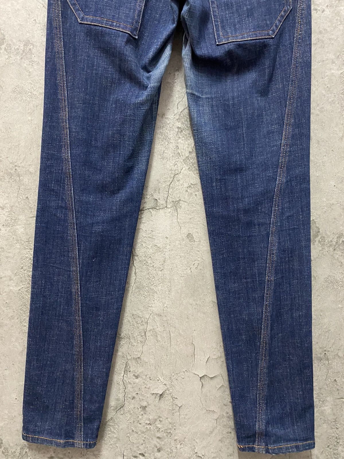 Designer × Japanese Brand Vintage Qumma japan Reconstructed Skinny Baggy Denim Size US 32 / EU 48 - 14 Thumbnail