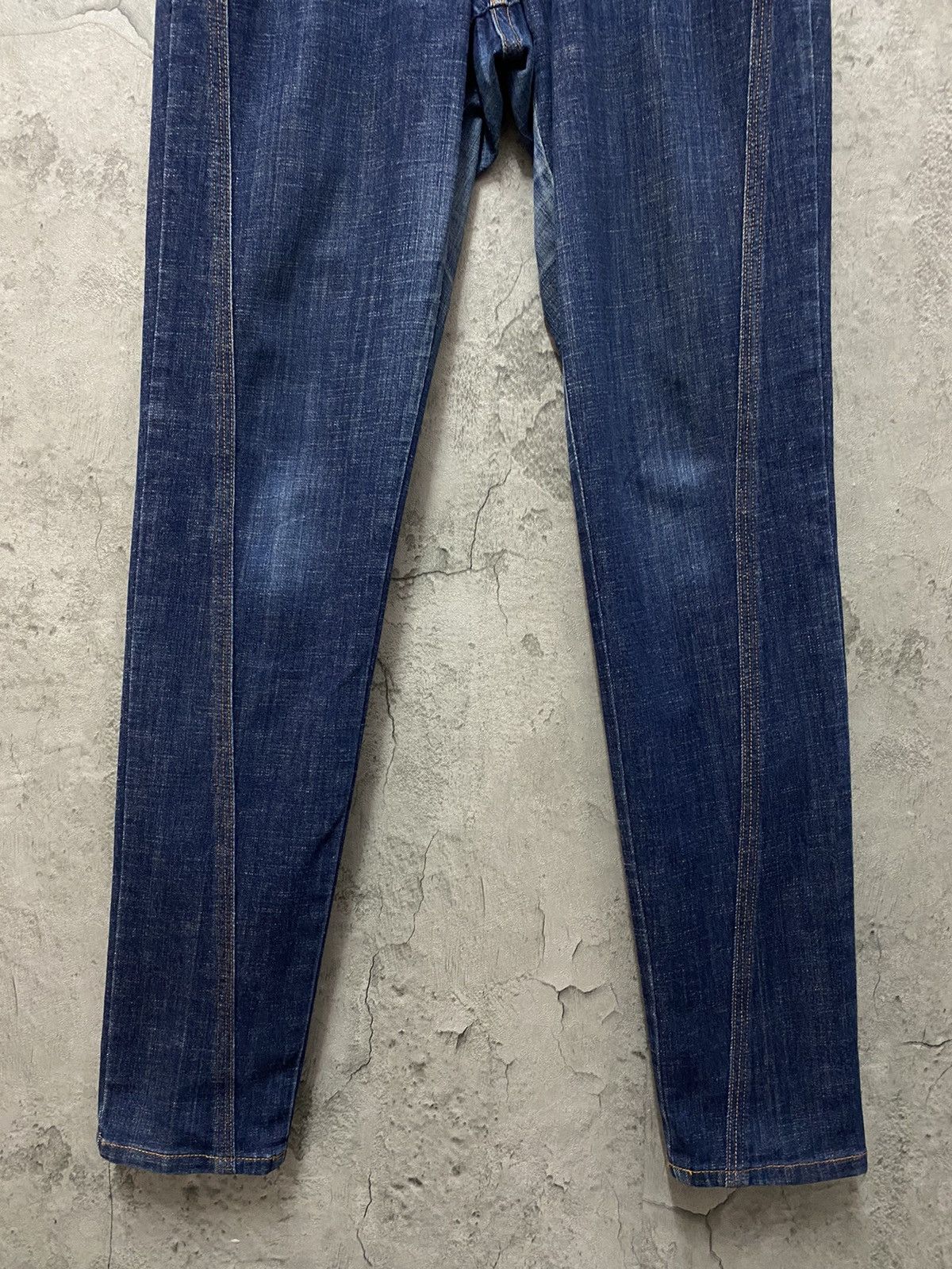 Designer × Japanese Brand Vintage Qumma japan Reconstructed Skinny Baggy Denim Size US 32 / EU 48 - 5 Thumbnail