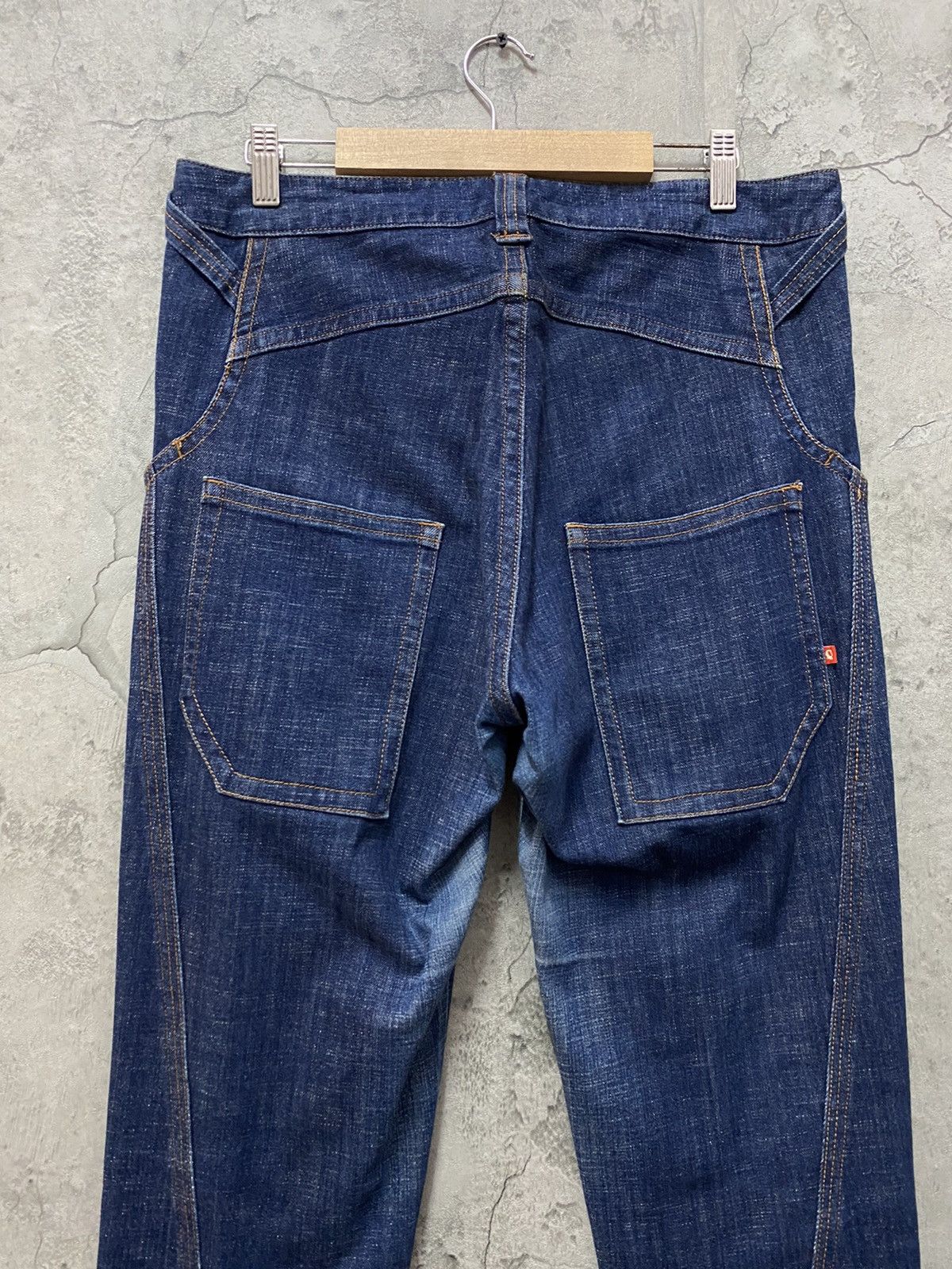 Designer × Japanese Brand Vintage Qumma japan Reconstructed Skinny Baggy Denim Size US 32 / EU 48 - 10 Thumbnail